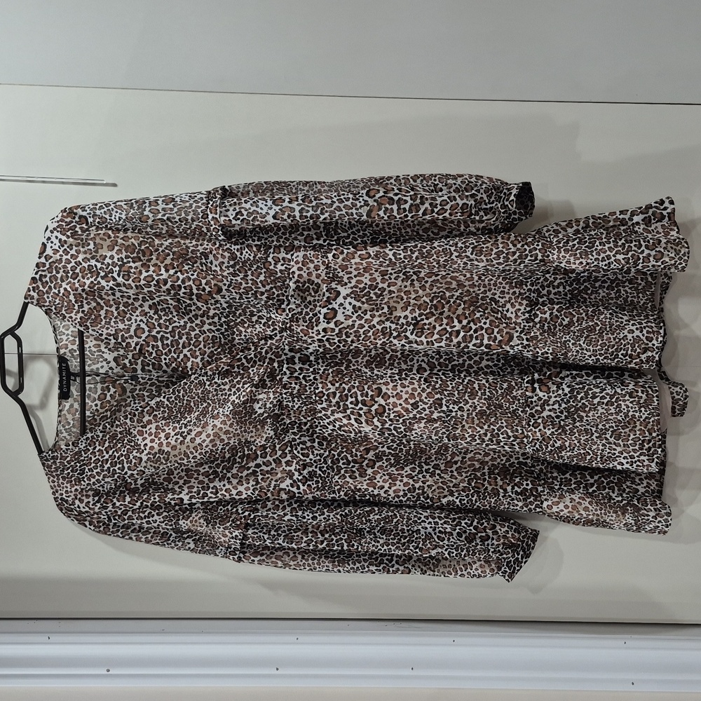 NWOT Dynamite Leopard Print Women's Dress